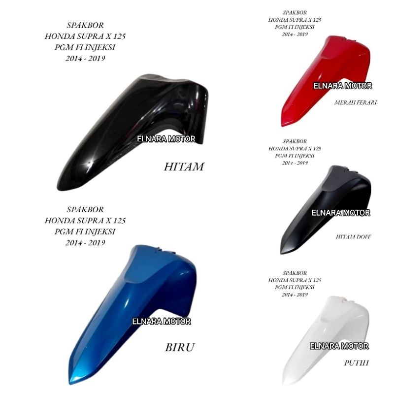 Spakbor Depan Supra X 125 FI 2014-2019 Slebor Depan Supra X 125 FI