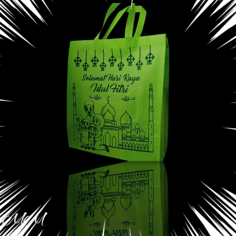 

Tas Lebaran Idul Fitri Jumbo Tebal 75 gsm uk. 35x15x40