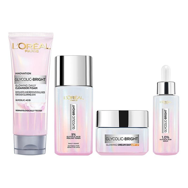 L'Oreal Paris Glycolic Bright Glowing Skincare Set