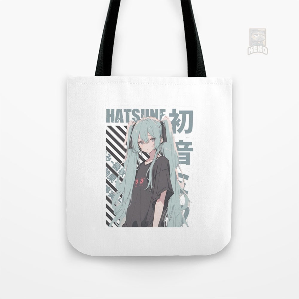 Tote Bag Anime Vocaloid Hatsune Miku Poster