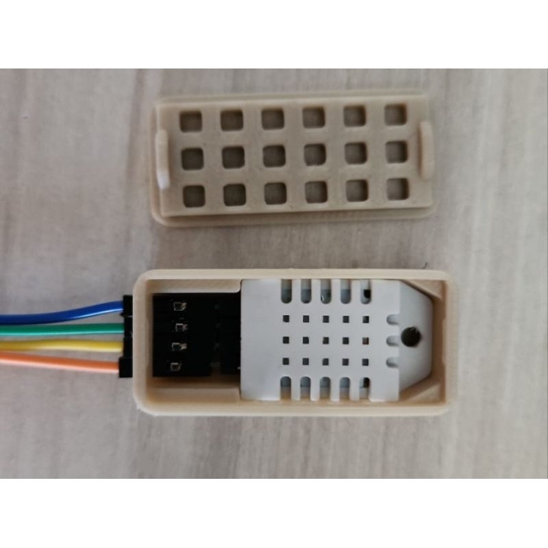 Case Frame Sensor DHT22 Minimalis Temperatur Kelembapan Enclosure Housing Box