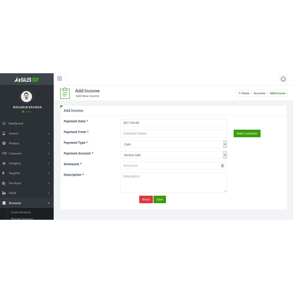 ERP – Business ERP Solution / Product / Shop / Company Management SALES ERP