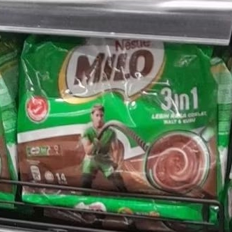 

Milo sachet 3 in 1 minuman malt chocolate susu coklat ( isi 14 stick )