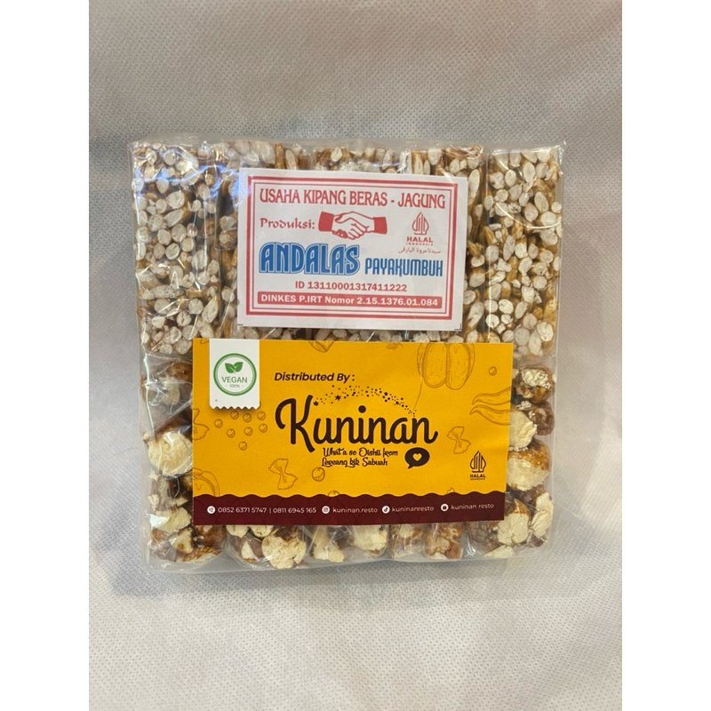 

Vegan Snack Kipang payakumbuh