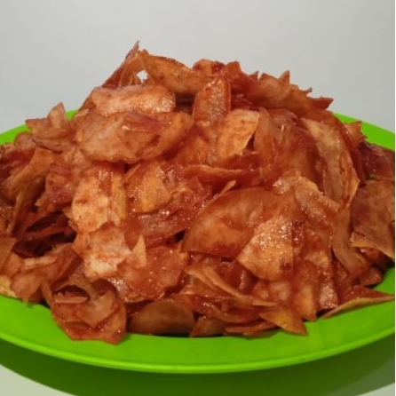 

KERIPIK SINGKONG PEDAS MANIS LENGKET 500GRAM