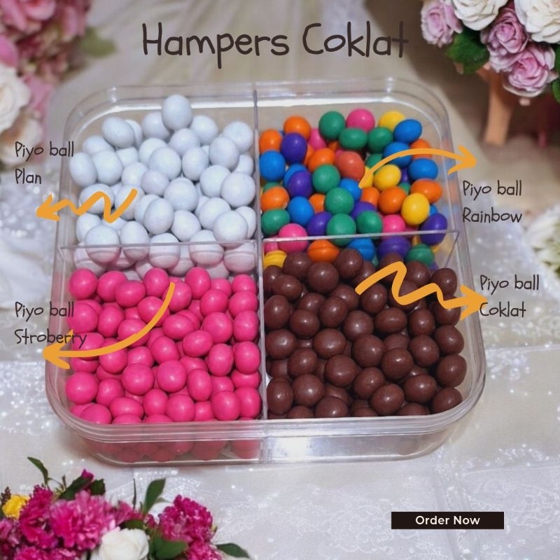 

parcel coklat sekat 4 hampers lebaran