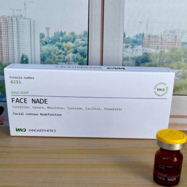 INNO FACE NADE Serum Penghilang Lemak Wajah Pipi Dagu 2.5ml Per Vial Mengencangkan Double Chin Serum