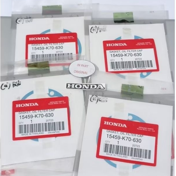 15459-K70-630 PACKING MESIN GASKET OIL FILTER CAP ROTOR POMPA OLI  HONDA CRF 150 L CB 150 VERZA VERZ