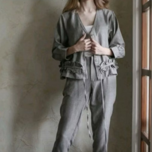 Preloved GEMMA Top Moss Grey MAVEN