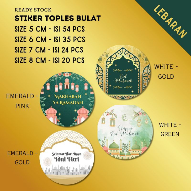 

Stiker Toples Bulat Lebaran