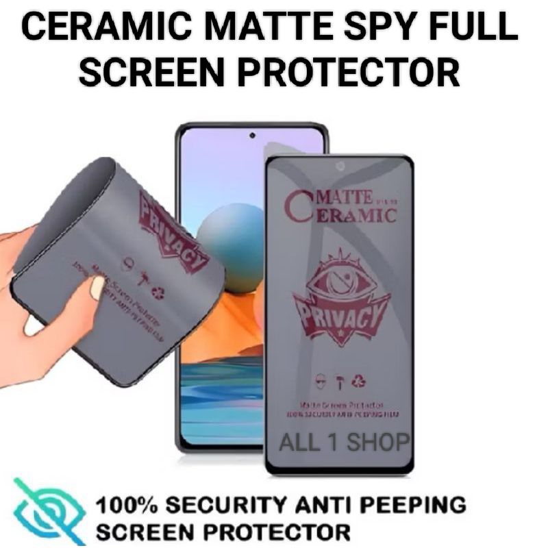 AS - Ceramic Matte SPY SAMSUNG M20 M20S M21 M21S M22 M23 M24 M25 M26 M30 M30S M31 M31S Tempered Glas