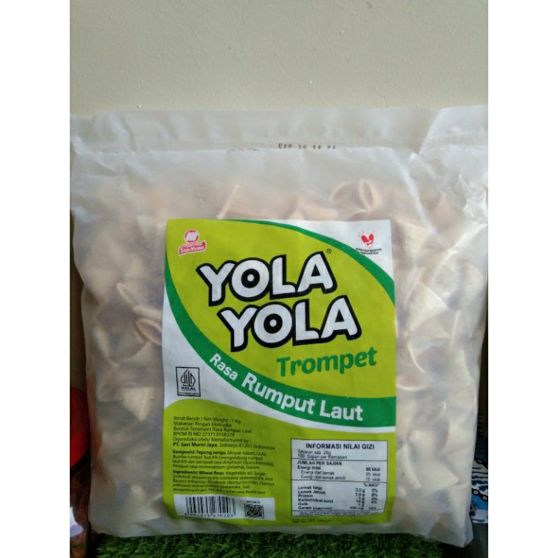 

yola yola trompet rasa rumput laut 1kg