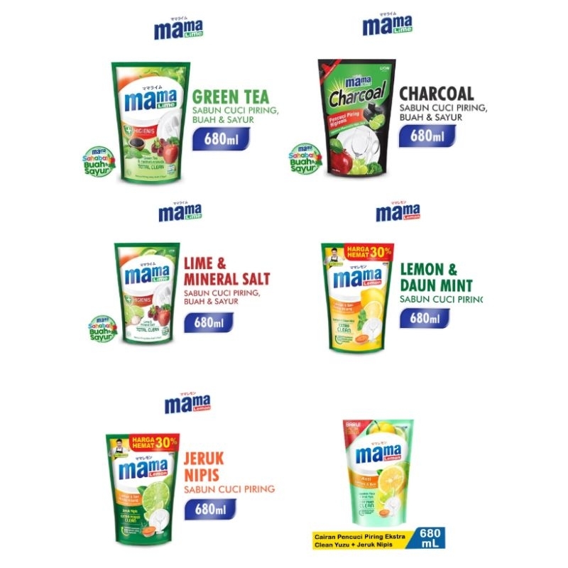 MAMA LEMON 680ML MAMA LIME 680ML