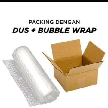 

Tambahan Buble Wrap dan Kardus