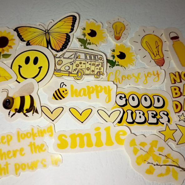 

[50 BIJI] STIKER TEMA KUNING ESTETIK | AESTHETIC STICKER DAISY YELLOW MODE | SUDAH CUTTING | GLOSSY | JOURNALING | SCRAPBOOK | LUCU | MENARIK / STIKER BUKU