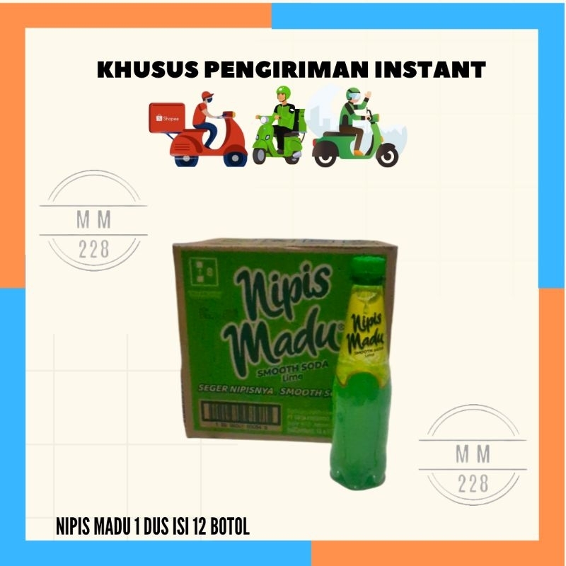 

NIPIS MADU BOTOL 1 DUS ISI 12 BOTOL