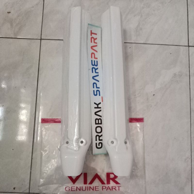 Tutup Sok (DEPAN) Cover Shock USD (bisa, ECER) Viar Cross X 150 200, Original