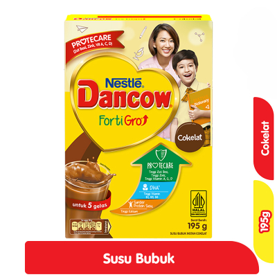 

Nestle Dancow FortiGro Susu Bubuk Instan Cokelat 195 gram