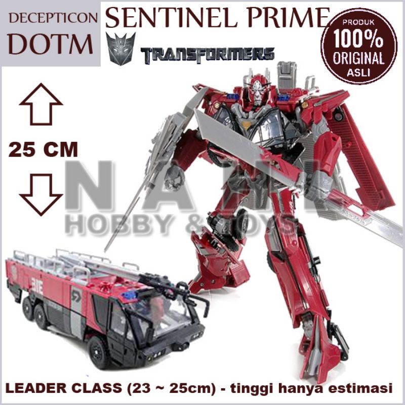 Robot Transformers DOTM Autobot/Decepticon Sentinel Prime - Leader Class - Ori Hasbro