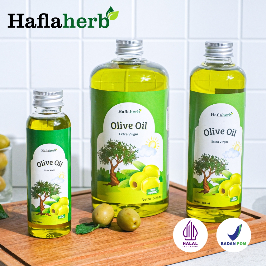 

Minyak Zaitun Olive Oil Extra Virgin 100% Original untuk Rambut Kulit Wajah