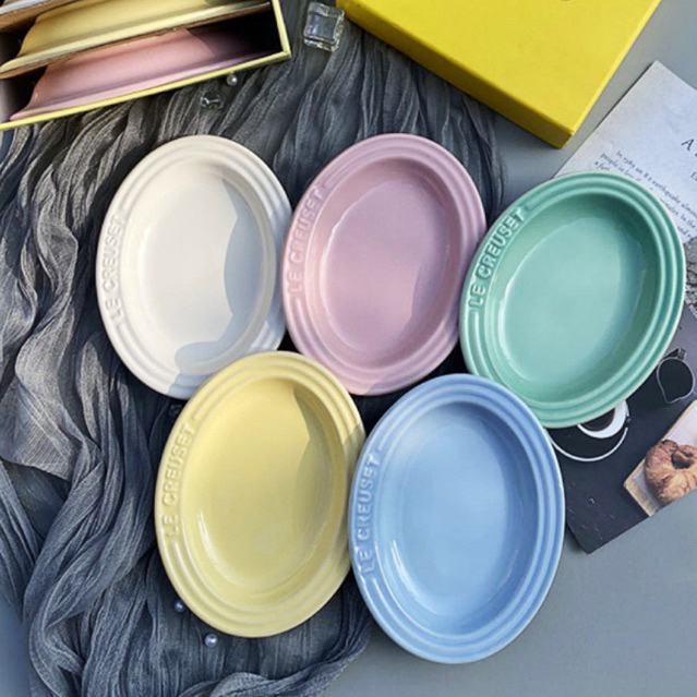 [Le Creuset] Set Piring / Piring Cantik / Hadiah Piring Cantik / Gift Box Plate / Hampers Set Piring