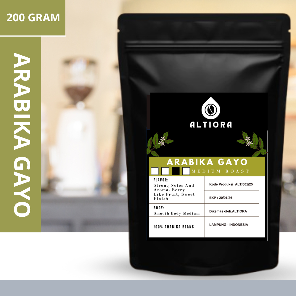 

Kopi Arabika Gayo Original Coffee 200g - Kopi Bubuk Arabika Gayo Premium - Kopi arabika 1kg