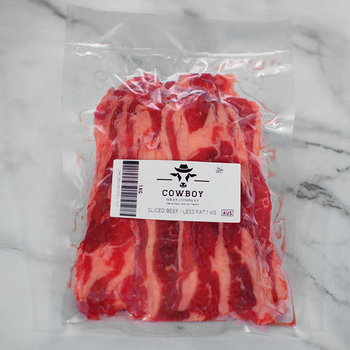 

BEEF SLICE AUS DAGING SAPI IMPORT IRIS TIPIS TERIYAKI SHABU BEKASI
