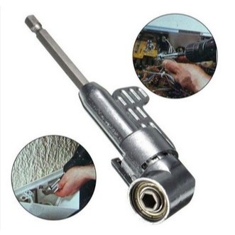 Kepala Extension Mata Bor L Angle 1/4inch Hex Bit Socket adapter bentuk L mesin bor / Kepala Mata Bo