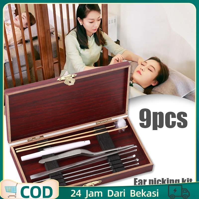 8 In 1 Pembersih Kuping / Alat Pembersih Telinga Lengkap / Alat Pembersih Kotoran Telinga / Alat Pem