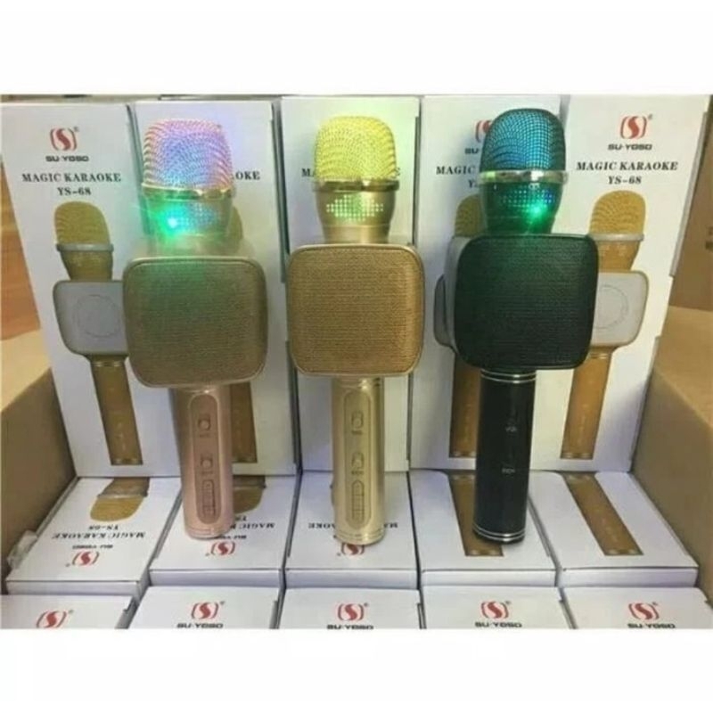 MIC BLUETOOTH YS68 / MIC WIRELES BLUETOOTH KARAOKE YS68