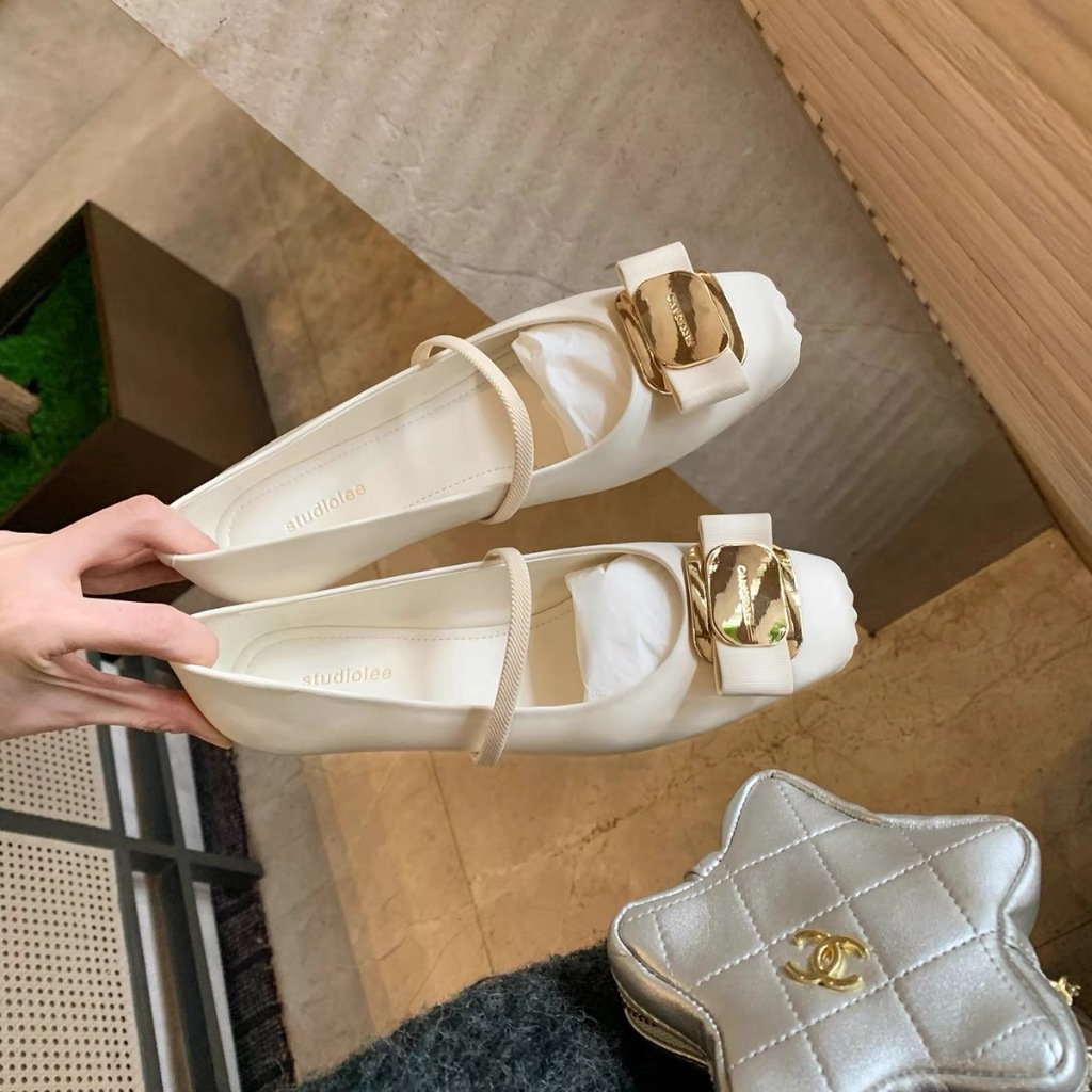 [COD READY] FEMINO JENNIE TK-12 Flatshoes Ballet Beige Wanita Vienne Import Branded Wanita VVIP Qual