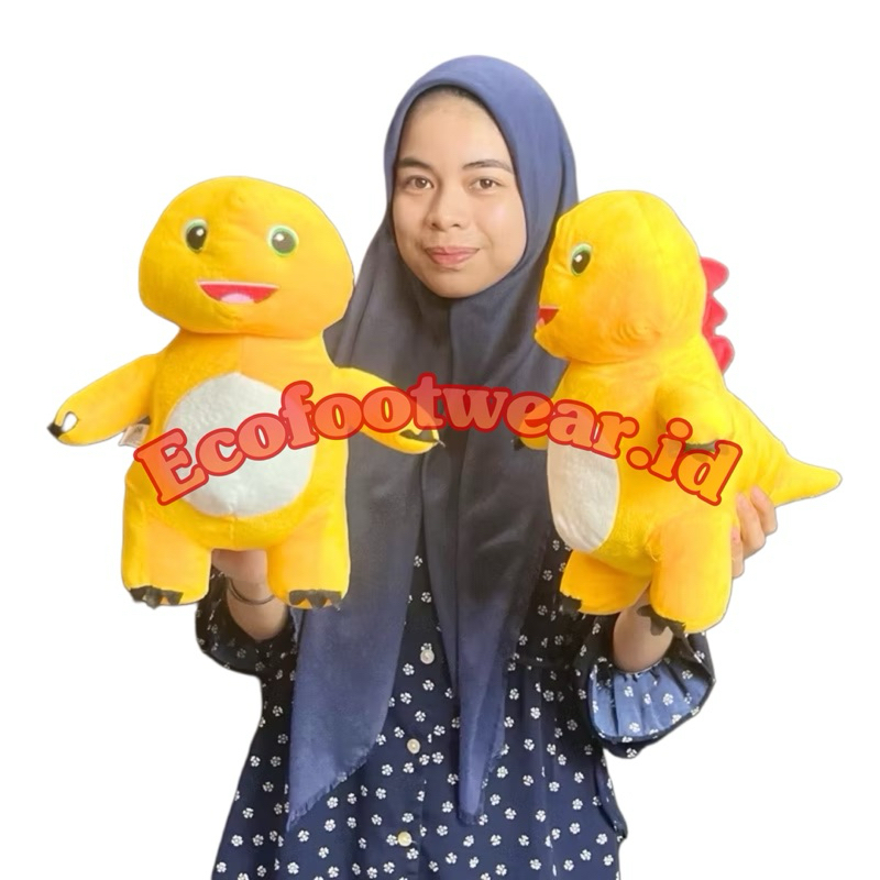 Boneka nailong dino kuning miniso boneka nailong susu naga fierce doll dekstop boneka nailong viral 