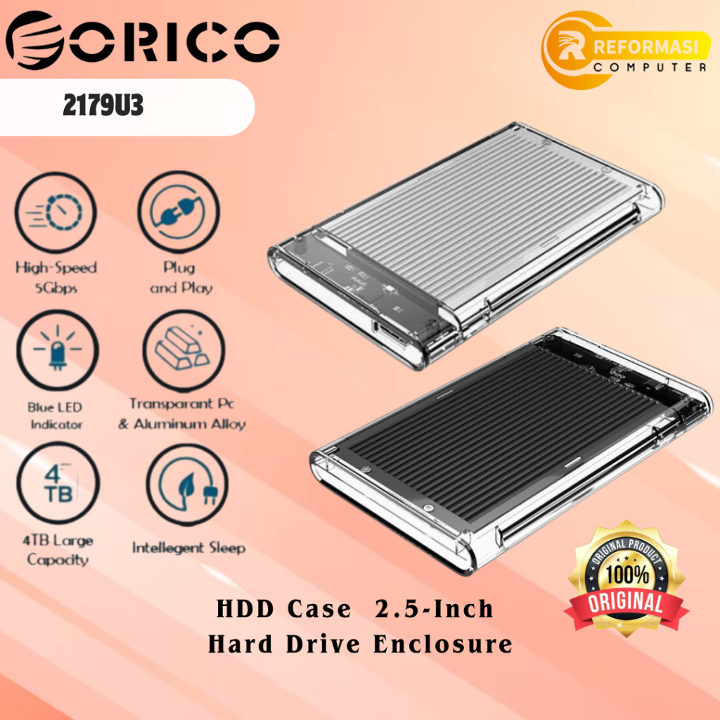 ORICO 2179U3 ORICO 2.5-Inch Hard Drive Enclosure