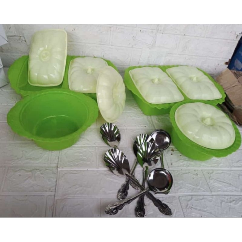 Prasmanan Plastik Set /Prasmanan Tempat Lauk BATAM