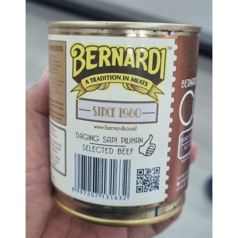 

Bernardi Cornet Beef 190-290gr Halal