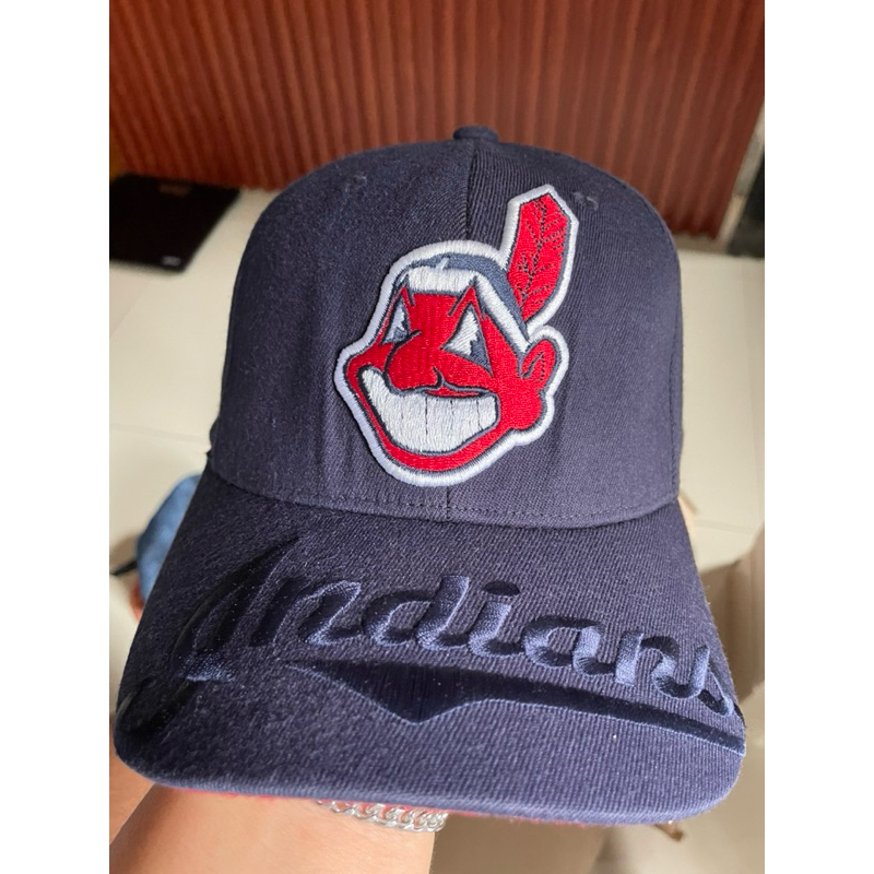 Topi MLB Indiana Bordir Size M-XL