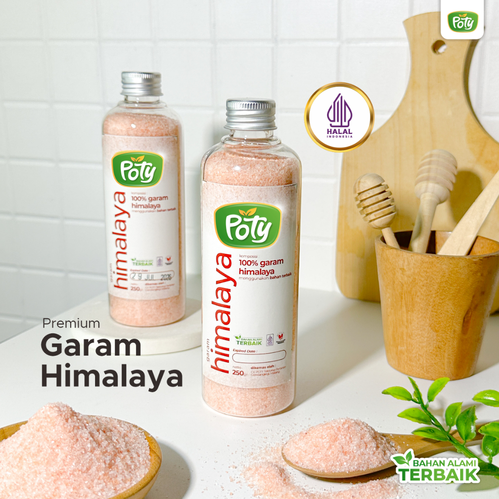

Garam Himalaya Original Asli Organik Himalayan Salt Himsalt Organic Garem Premium MPASI Poty