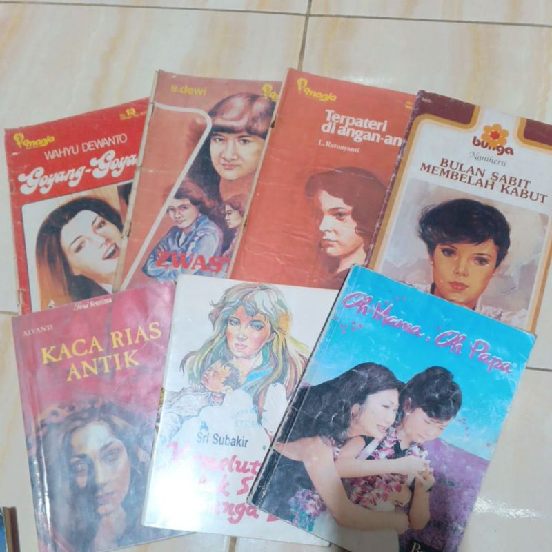 novel cerpen bonus majalah femina kartini series lam jadul