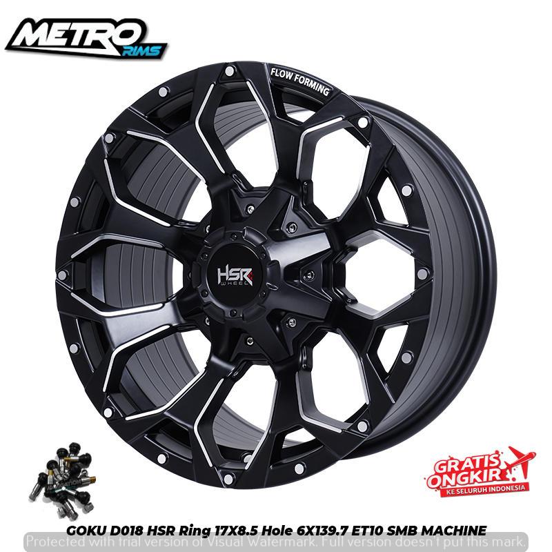 velg racing model alto offroad mobil ranger everest hilux DC tritton ring 17 pelek HSR Goku R17x9