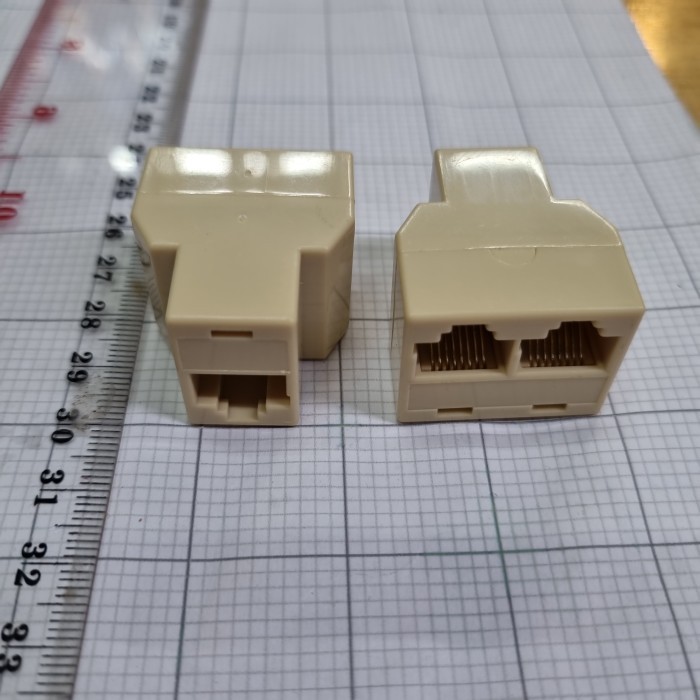 barel 1 ke 2 / barel utp lan ethernet barel converter sambungan kabel lan1 ke 2 sambungan kabel lan-