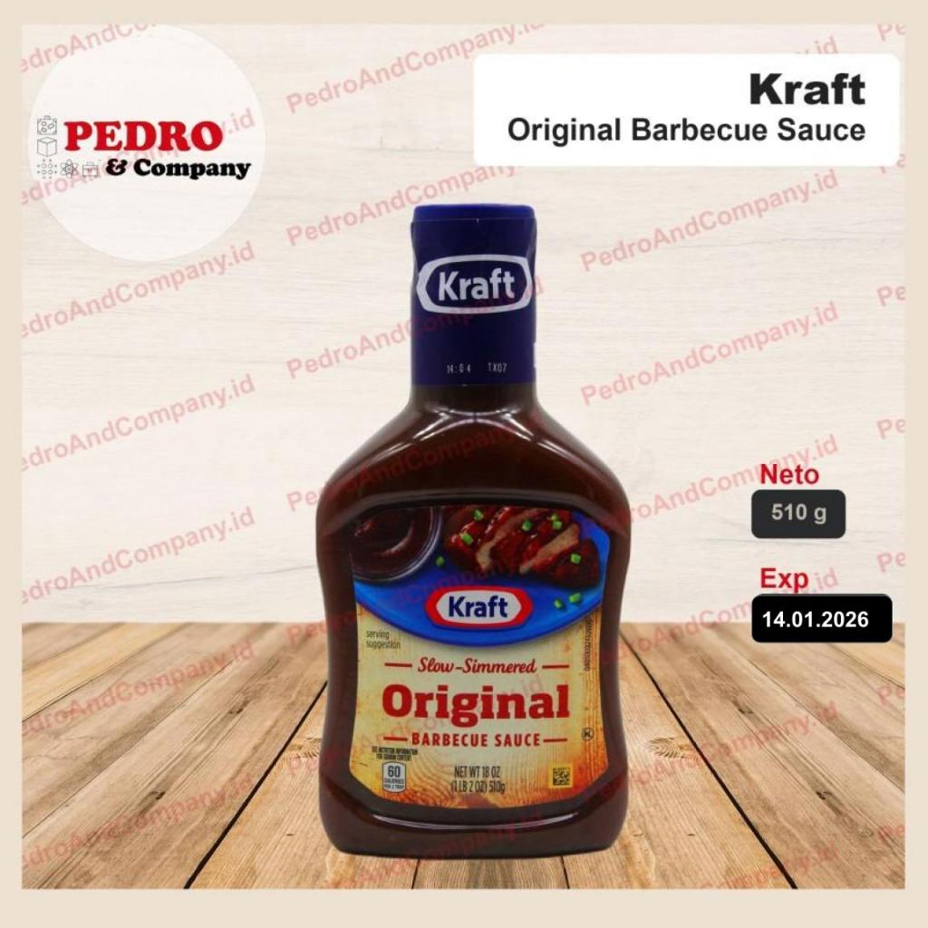 

Kraft - Original BBQ sauce dip/ saus barbecue (510 gr)