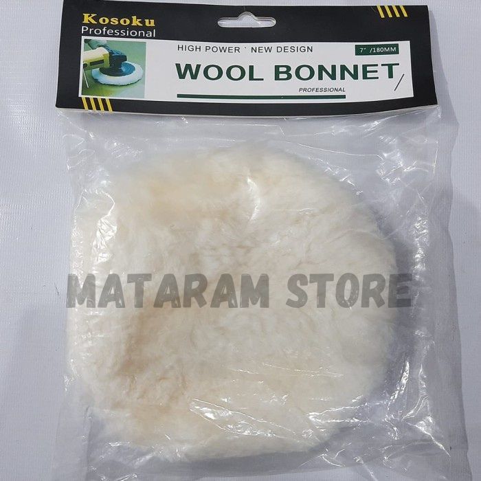 KOSOKU Wool POLISHER 7  Wool Poles Wool Bonnet Polish 7 Inch KOSOKU