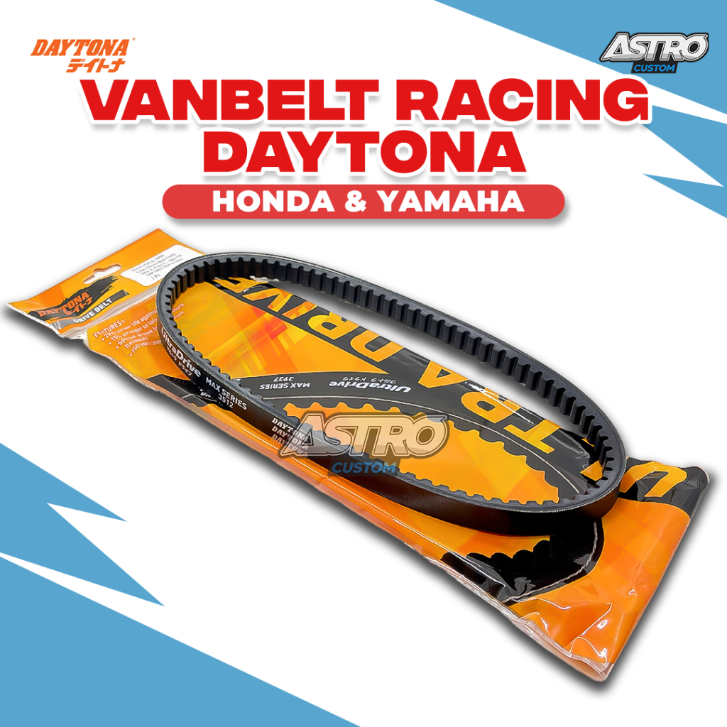 VANBELT V-BELT Mio J Fino Fi Soul GT X 115 Vario 125 150 NMAX BeaT Fi ESP ORI Daytona Racing Japan