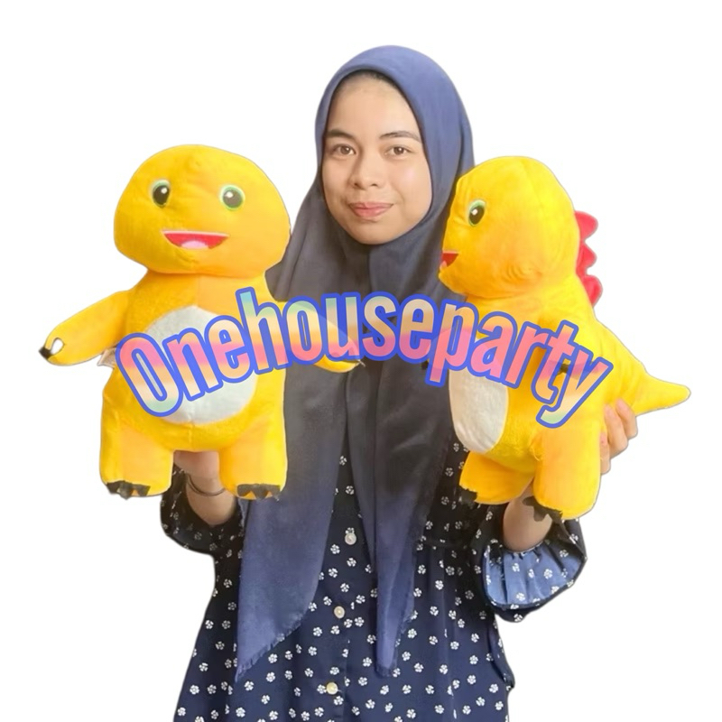 Boneka nailong dino kuning miniso boneka nailong susu naga fierce doll dekstop boneka nailong viral 