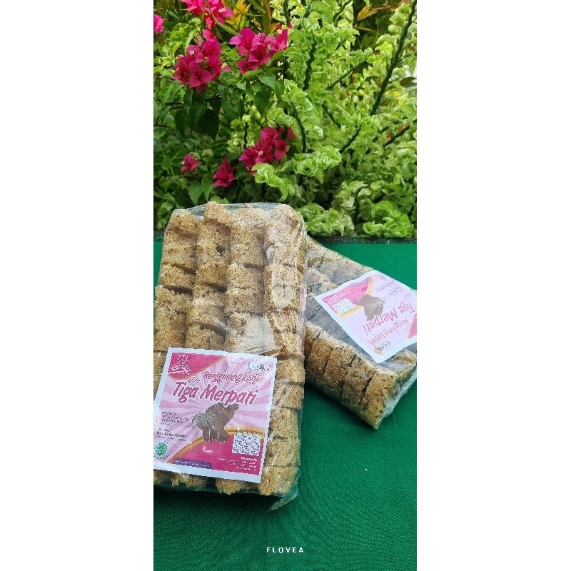 

Cemilan Batik Madura Flovea /Rengginang 3 merpati lorjuk oval