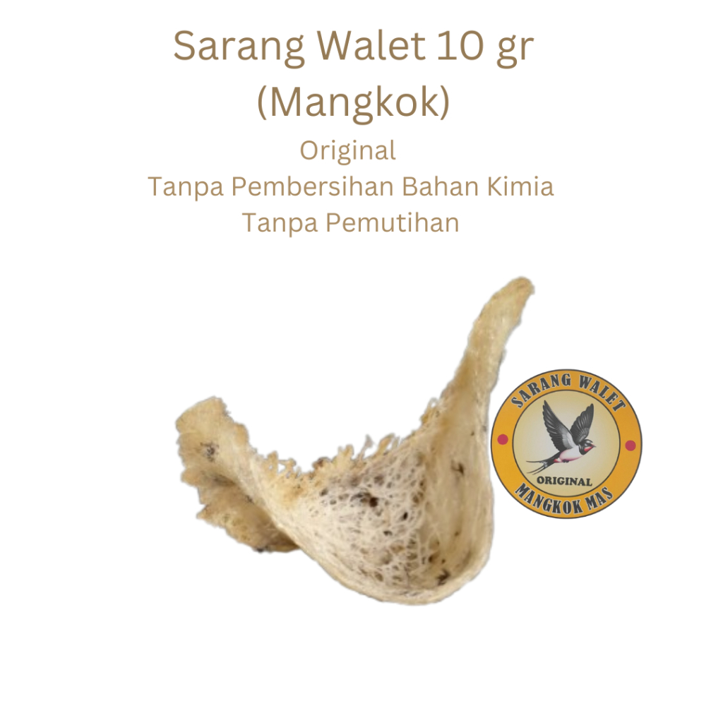 

Sarang Walet Kotor per 10 gr Mangkok / Oval