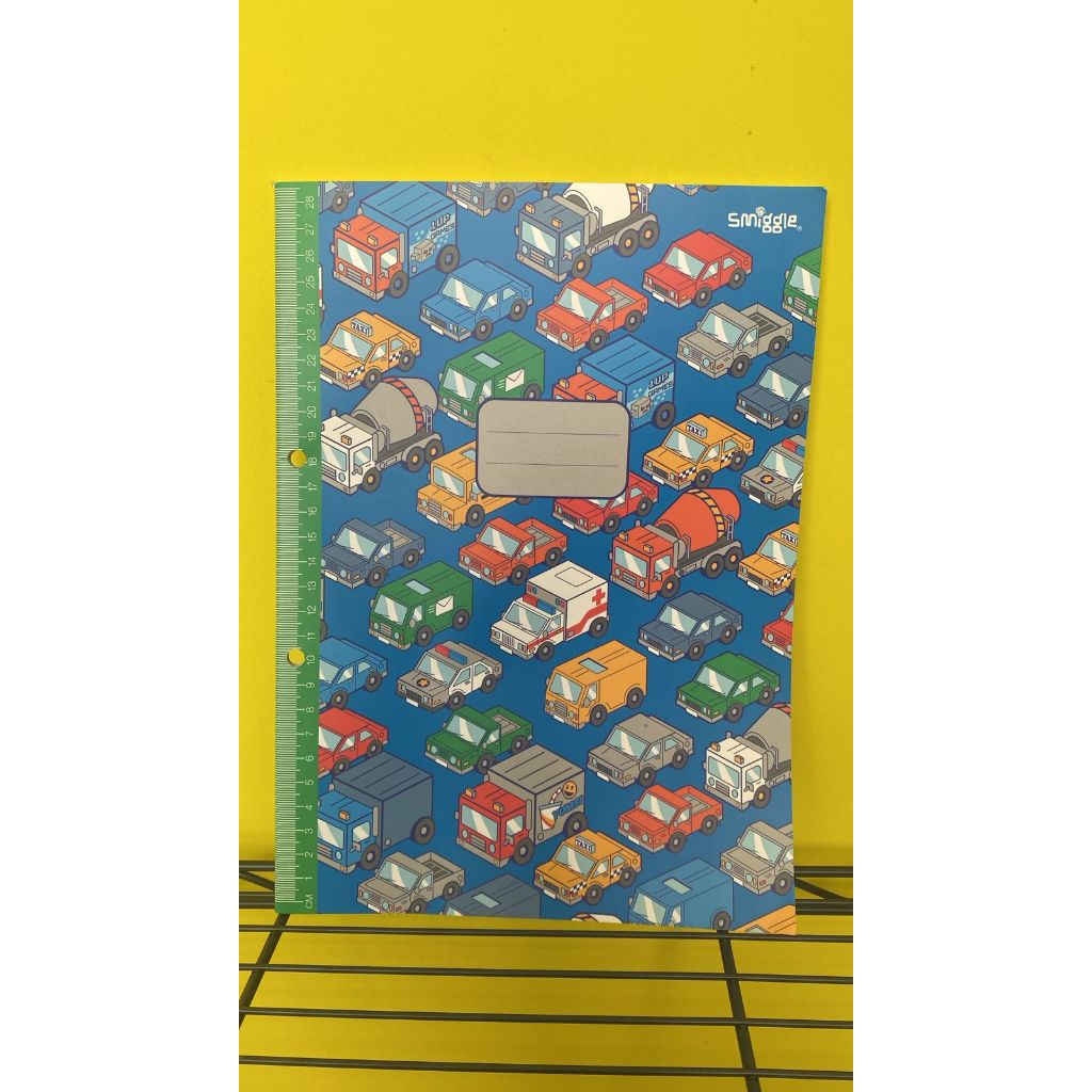 

Smiggle Ebook A4 Lined Cars