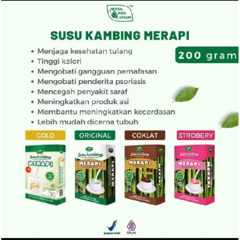

SUSU KAMBING MERAPI