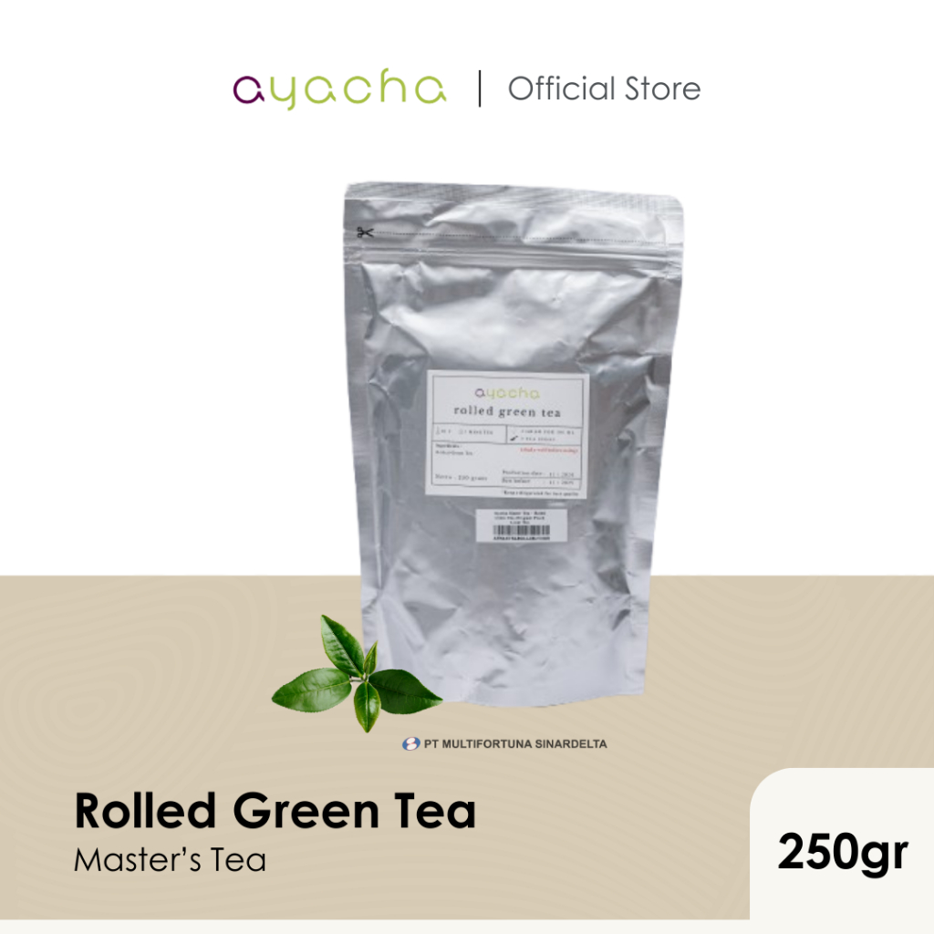 

Ayacha Master Tea - Rolled Green Tea | Loose Tea 250 Gram | Teh Bunga Teh Fruity