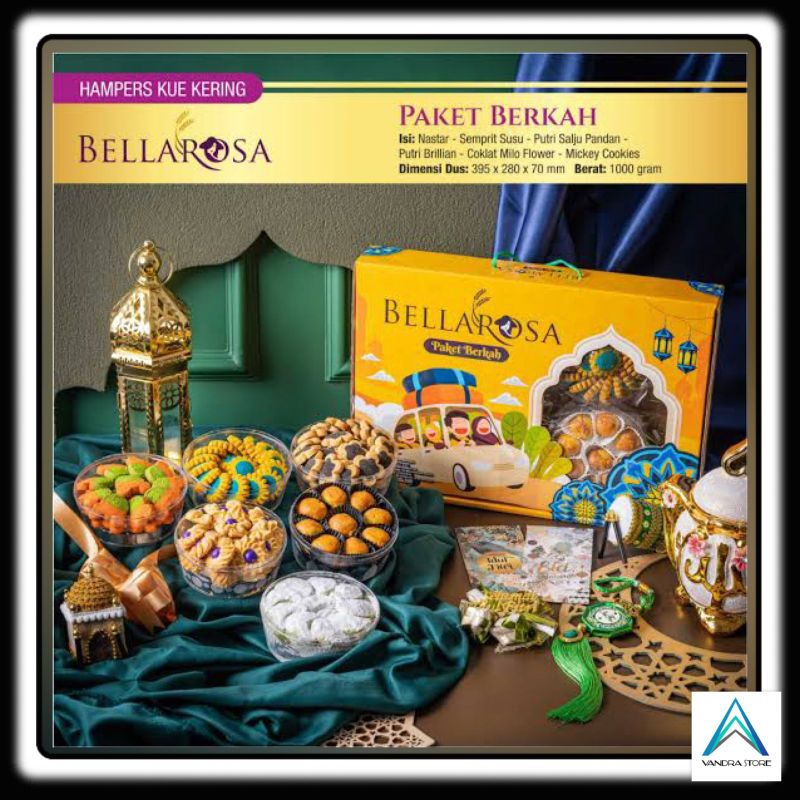 

Bellarosa Paket Kue Kering Lebaran – Berkah, Platinum, Dante, NUT NUT, Sirup Masjid | Premium & Lezat